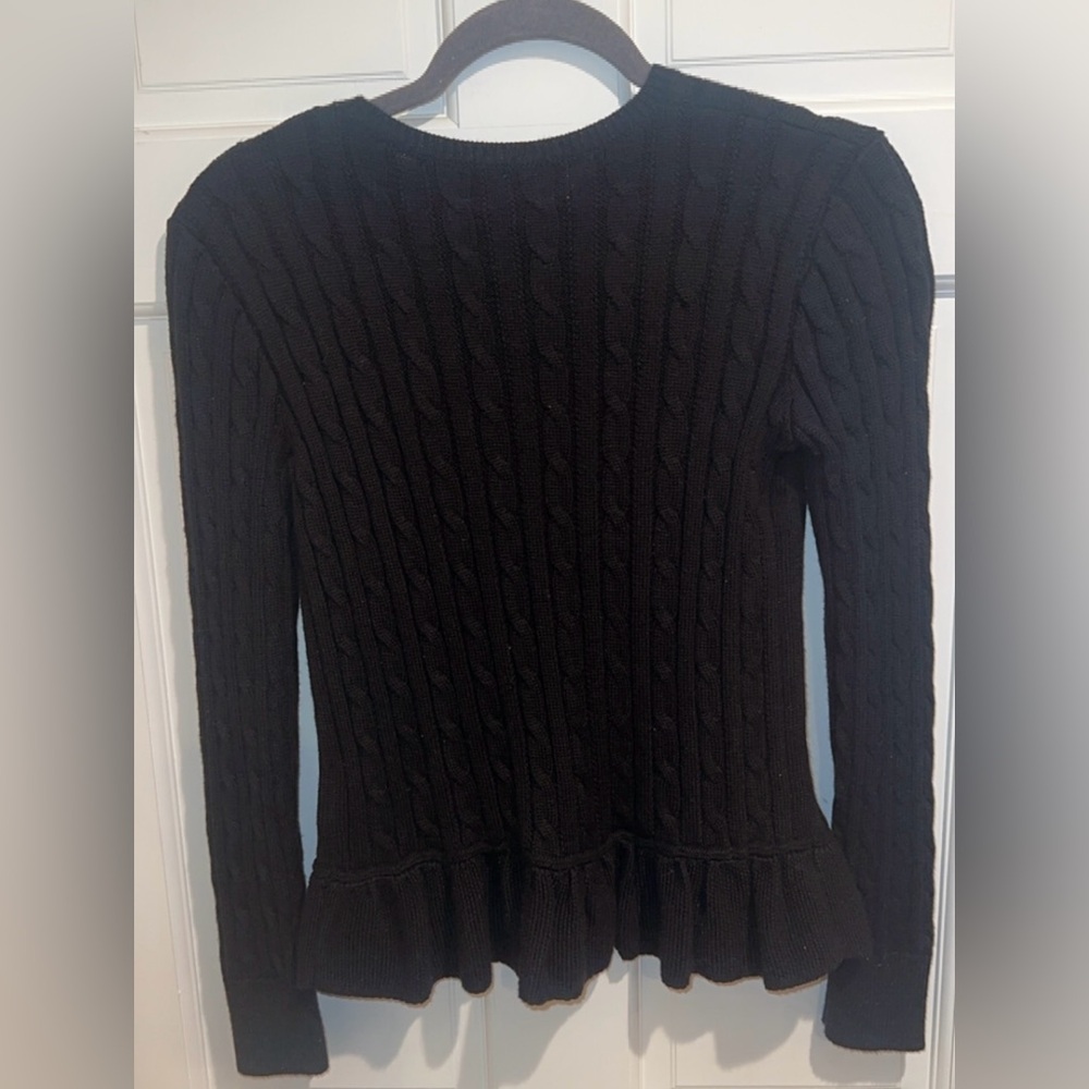 Ralph Lauren Girls Peplum Cardigan - Size XL(16) - Picture 2 of 5